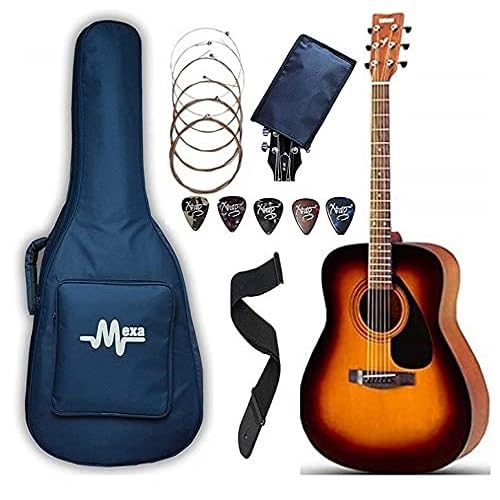 Yamaha F280 Acoustic Guitar Dreadnought With Mexa Guitar Bag, Belt, String Set, Plectrums.