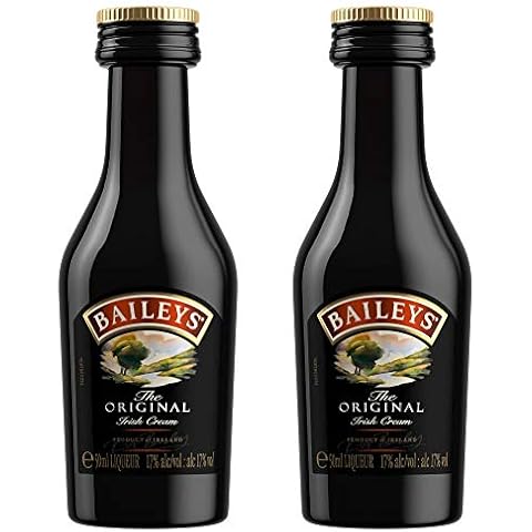 2 X BAILEYS Original Irish Cream Liqueur Miniature 5cl Miniature Cover