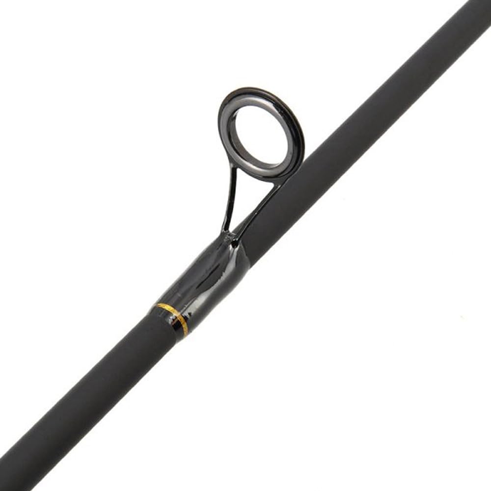 Karpfenrute aus Fiberglas 8ft / 2,40m – 2,00 lbs Carp Stalker Rute – Leichte 2-teilige Steckrute zum Stalken & Uferangeln Transportmaß 1,26 m Mattschwarz