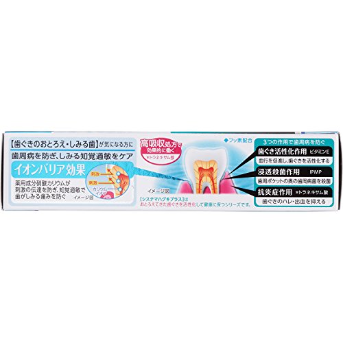 Systema Hagukipurasu S Toothpaste 95g (Quasi-drug) – Ansicht 4