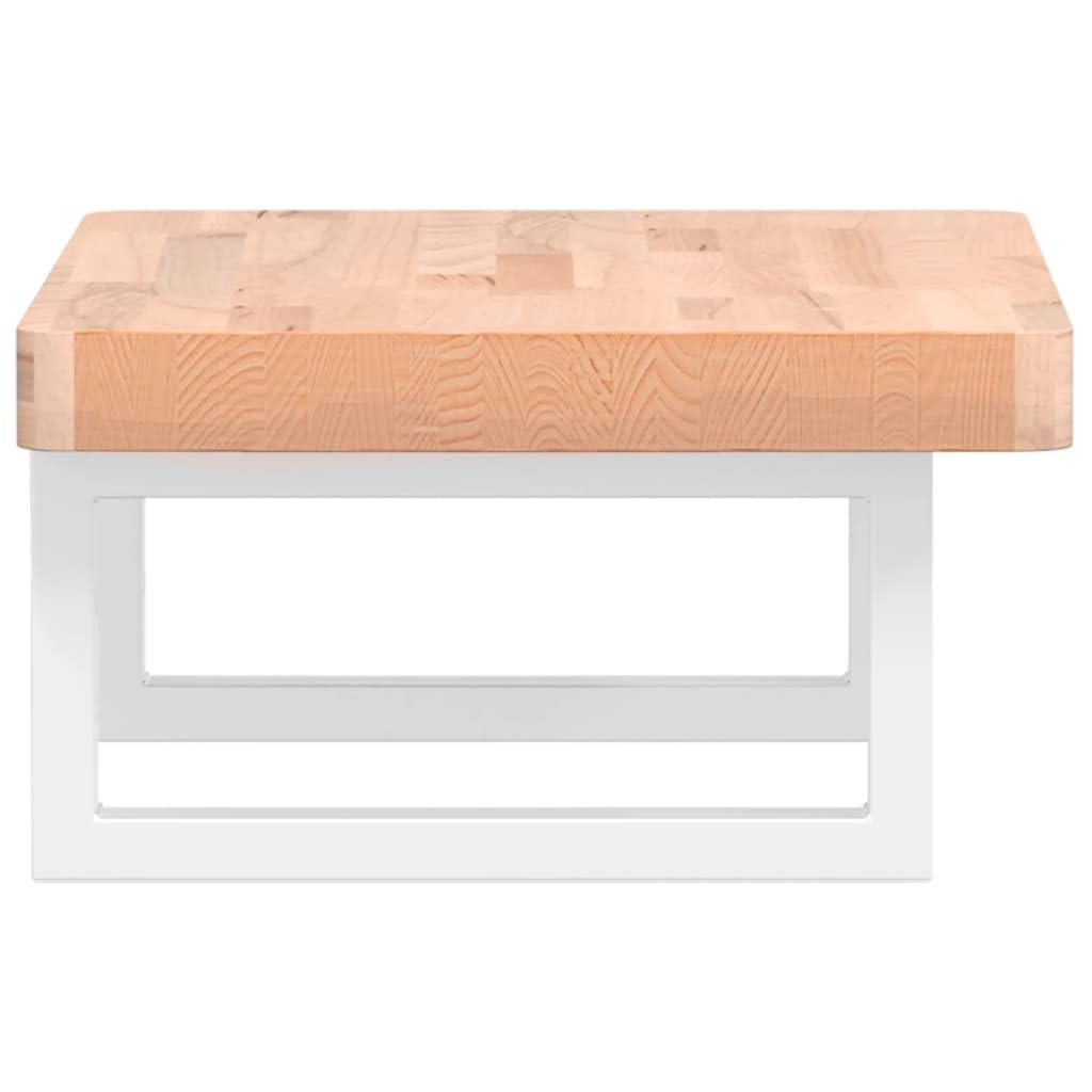Mensola da parete per lavabo, 50 x 35 cm, in legno massello di