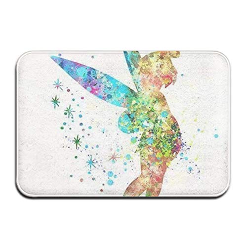 NA Paillasson intérieur/extérieur fée Clochette et fée (3) paillassons arrière en Caoutchouc antidérapants Tapis Cadeaux pour l'entrée