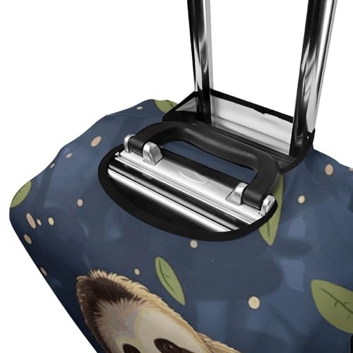 Sloth Lazy Travel Luggage Cover Anti-scratch Suitcase Cover Elastic Suitcase Protective Cover Fits 19-32 Inch Luggage M 5