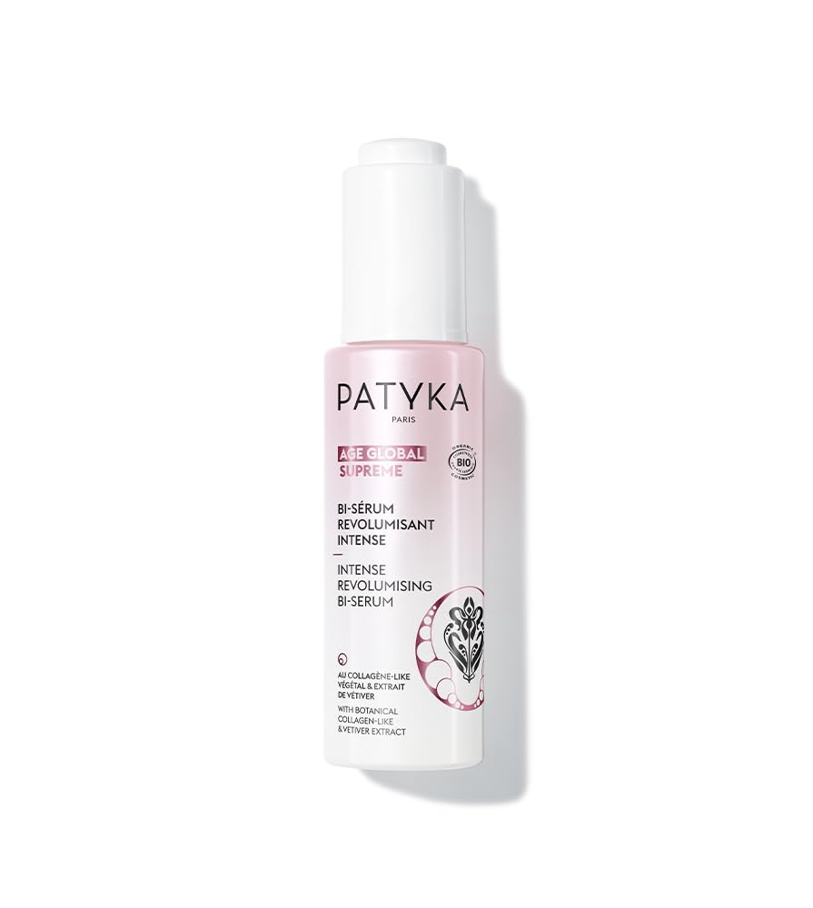 Bi‑Sérum Revolumisant Intense PATYKA – Sérum Anti-Âge Repulpant et Raffermissant, Bi‑Phase, 30 ml