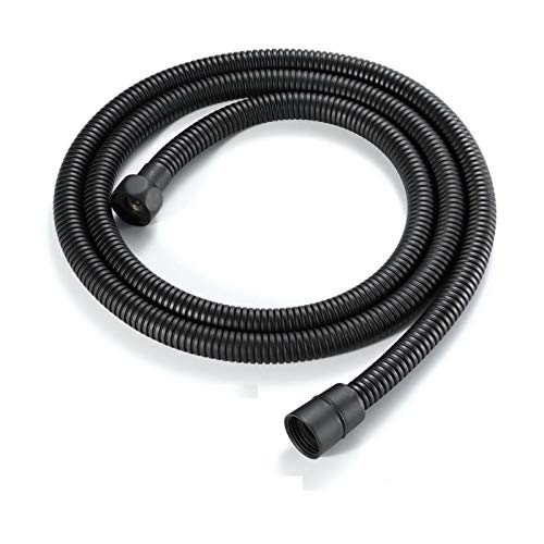 Tubo Doccia Opaco Nero 1.5m 2m Tubo Doccia Tubo Flessibile Morbido Tubo Doccia Comune Bagno Flessibile Tubo dell'Acqua dell'Acciaio Inossidabile Flessibile Doccia (Size : 200cm, Color : 1)