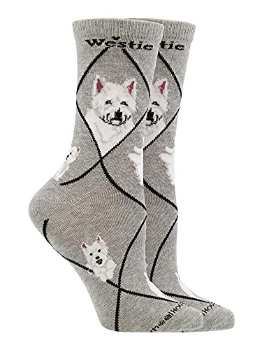 Image of WHD Westie Crew Socks for Women & Men | Gift for Dog Lovers, Cute Pet Socks