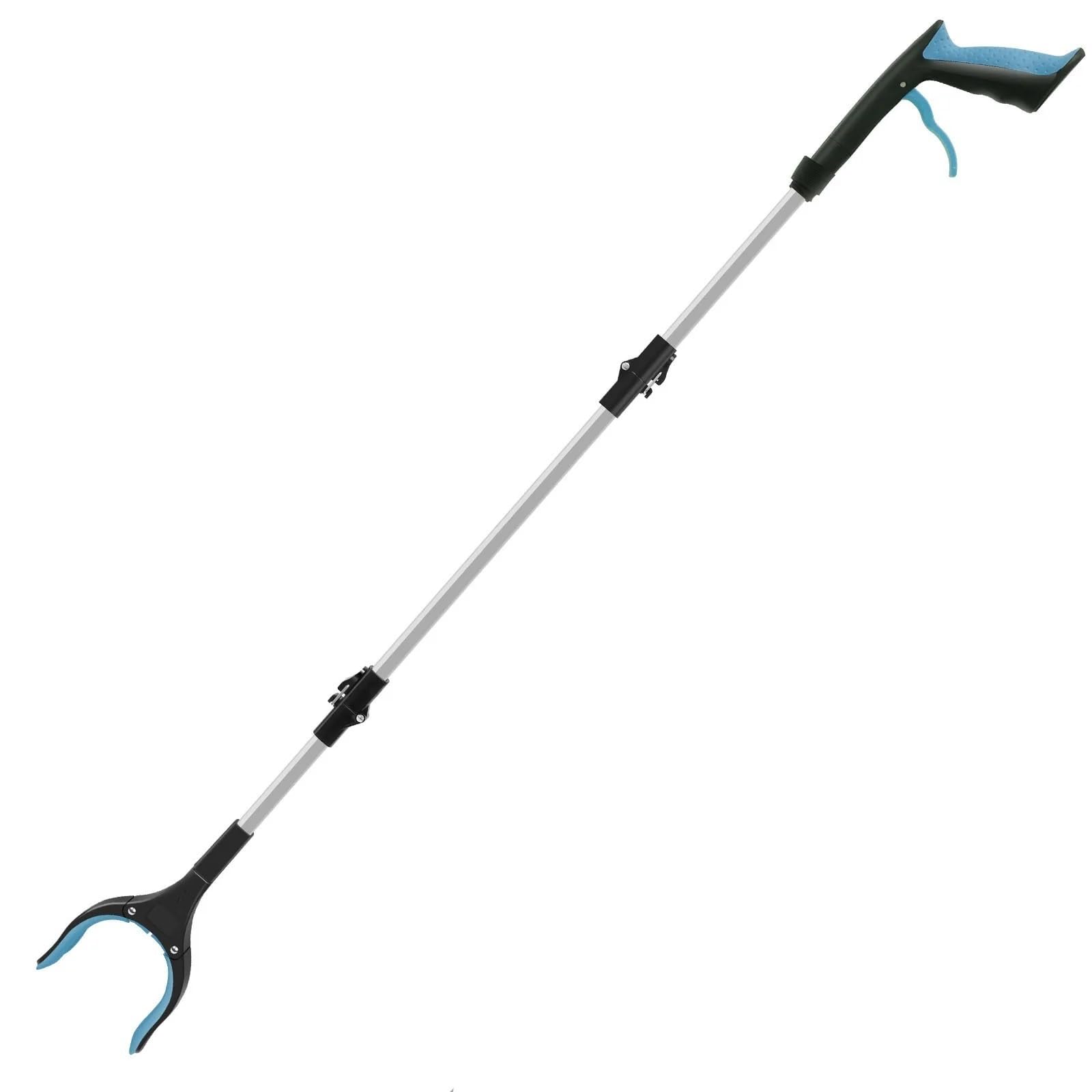 Recogedor Pinza Superior Pinza recogedora de basura con clip giratorio de 360 ​​grados, recogedor de basura plegable portátil, herramienta de agarre for personas mayores con mandíbula antideslizante(B