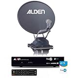  ALDEN Onelight Evo Platinium Parabole Satellite Automatique 60cm + Récepteur Satellite SATMATIC HD FRANSAT