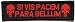 Punisher Skull Si Vis Pacem Para Bellum 1x3.75 inch Military Patch / Morale Patch - Multiple Colors (Black with Red)