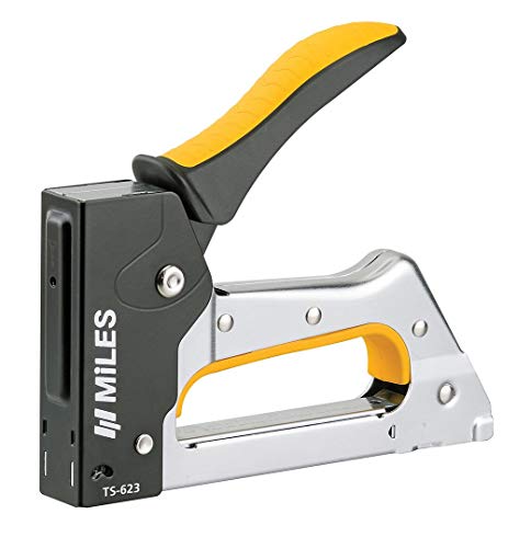 Image of Miles TS-623 Gun Tacker | Stapler Gun For Wood | Textile | Leather | Canvas | Iron Board | Upholstery