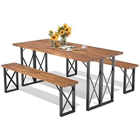 Giantex Outdoor Picnic Table Set Cover
