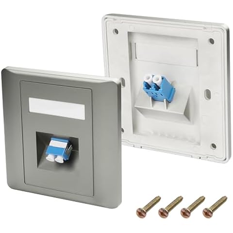 XMSJSIY LC to LC Fibre Optic Wall Plate Cover