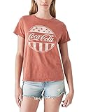 Cuello redondo Lucky Brand Coke Circle Classic Crew, Ladrillo Cocido, M para Mujer