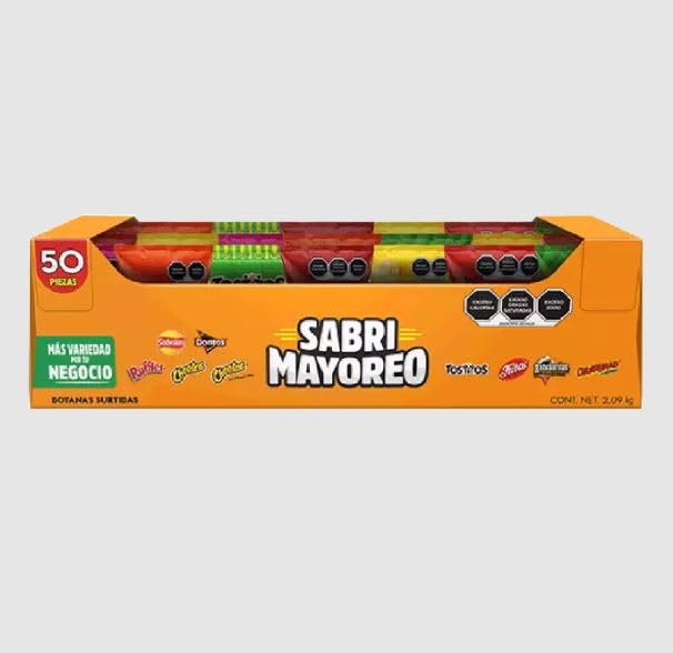 Sabritas Sabrimayoreo 50 pieces, 2090 g