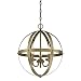 Westinghouse Lighting 6353700 Stella Mira Three-Light Indoor Chandelier, Pendant, Antique Brass