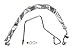 Sunsong 3401889 Power Steering Pressure Line Hose Assembly