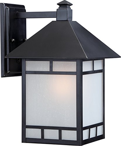 Best Review Nuvo Lighting 60/5602 Drexel Medium One Light Wall Lantern 100-watt A19 Outdoor Porch and Patio Lighting with Frosted Seed Glass, Stone Black Best Review Nuvo Lighting 60/5602 Drexel Medium One Light Wall Lantern 100-watt A19 Outdoor Porch and Patio Lighting with Frosted Seed Glass, Stone Black