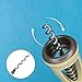 Unomor Replacement Spiral Worms 4Pcs Metal Corkscrew Bit Set for Wine Bottle Opener Bar Tool Accessories
