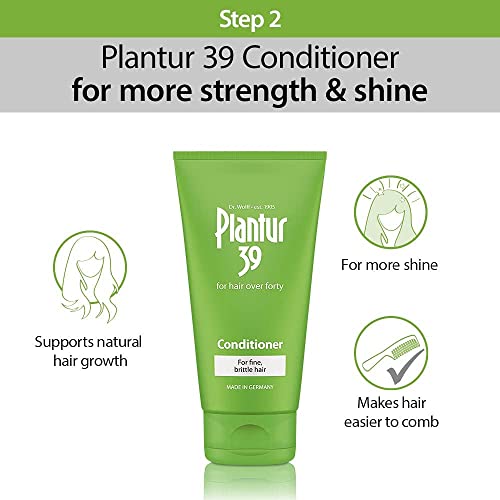 Plantur 39 Phyto Caffeine Women's Made For You 3 Step System For Fine, Thinning Natural Hair Growth - Shampoo (8.45 Fl Oz), Conditioner (5.07 Fl Oz), Tonic (6.76 Fl Oz) #TOP2
