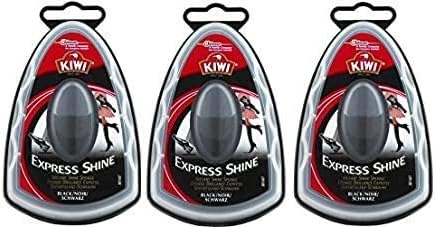 24x7kiwi express shoe shiner Sponge black pack of 3