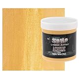 SoHo Urban Artist Pintura acrílica de cuerpo pesado, pintura acrílica de grado artístico, tono amarillo de Nápoles (500 ml/17 onzas)