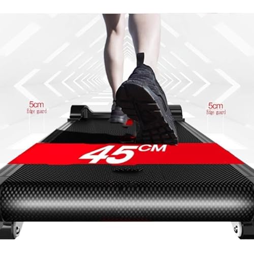 Image of Folding Treadmills Treadmill Home Fitness Mute Widening Foldable Middle Aged and Elderly Walkinghine Home Equipment Indoor Flat