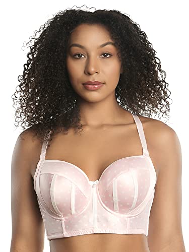 PARFAIT Charlotte Longline 6977 Women's Full Bust Padded Bra-Petal Pink Dot-40H