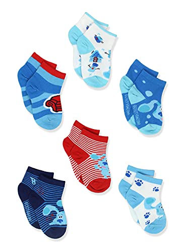 Blues Clues & You Baby Toddler 6 Pack Quarter Socks3