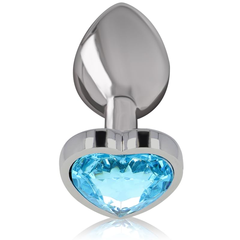 INTENSE - PLUG ANAL METAL ALUMINIO CORAZN AZUL TALLA L