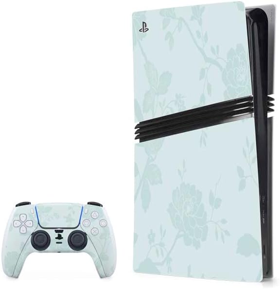 Skinit Decal Gaming Skin Compatible with PS5 Pro Bundle - Spring Flowers Design