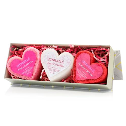 SPONGELLÉ Heart Travel Buffer Trio Gift Set
