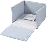 Cambrass Jgo 2 Pcs.Colcha I-V. Cuna 60 Sky Celeste, 60 x 120