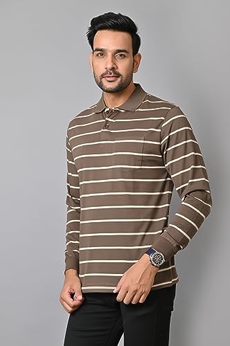 Image of ARBOUR Men Polo Neck Half Sleeves Cotton Solid Plain Sweat Shirt Comfortable & Stylish Men's Sweat -Shirt