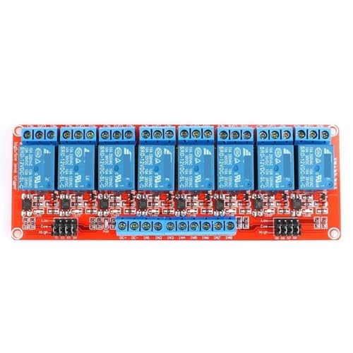 Placa escudo de relé 12V y 1 canal con soporte y aislamiento térmico 5
