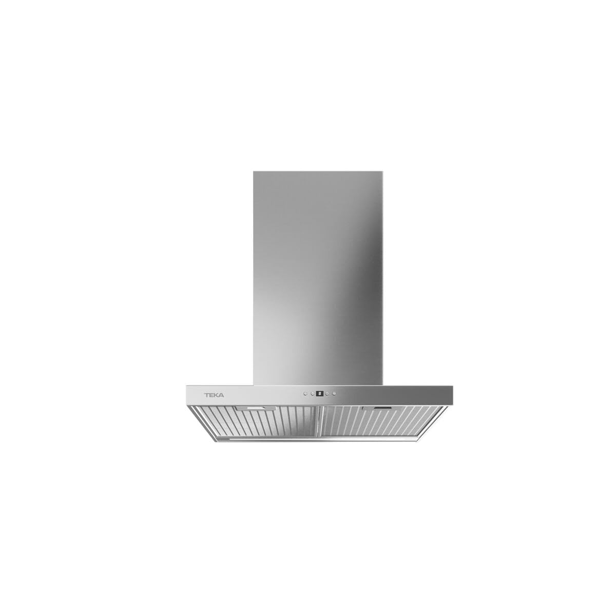TEKA Campana Extractora de Pared con Motor EcoPower, 4 Velocidades, Display Blanco, 60 cm, DSH 686