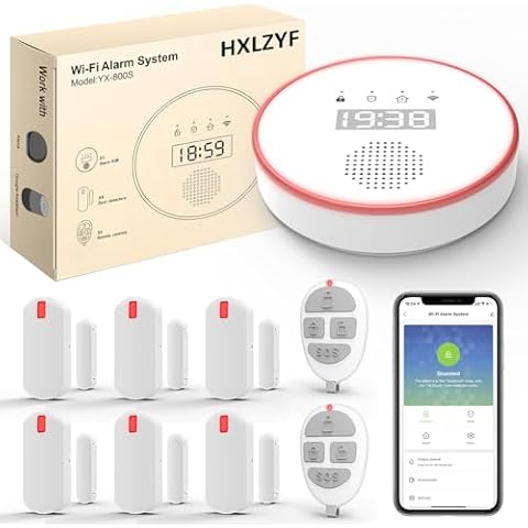HXLZYF Home Security System with Sensors Cover