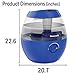 Honeywell HUL520L Mistmate Cool Mist Humidifier, Blue
