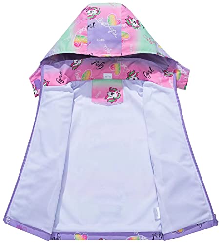 Girls Boys Light Jackets Kids Raincoat Waterproof Hooded Breathable Windbreakers Outerware Softshell3