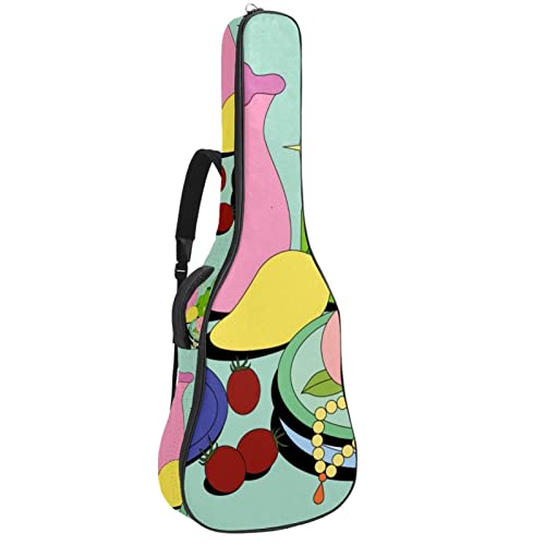 Étui de protection rembourré pour guitare acoustique classique Motif géométrique Multicolore, Multicolore 03., 42.9×16… - Les Beatles, Paul McCartney, John Lennon, RIngo Starr, George Harrison Étui de protection rembourré pour guitare acoustique classique Motif géométrique Multicolore, Multicolore 03., 42.9x16…