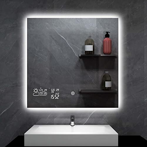 Heidenfeld Riscaldamento a Infrarossi a Specchio HF-HS200 con Pannello Touch | 200 Watt - 60 x 60 cm...