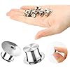 Amazon.com: Metal Pin Backs, Locking Pin Backs, 20 Pieces Keepers Clasp ...