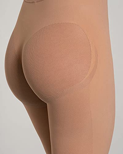 Image of Leonisa Seamless Shapewear High-Waisted Butt Lifting Capri or Shaper Shorts Thigh Slimmer Girdle for Women Tummy Control