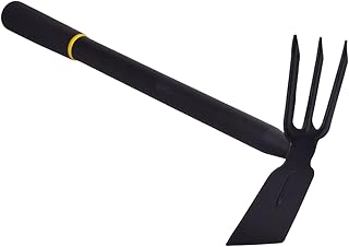 Hoe and Cultivator, Hoe Garden Tool, Hand Hoe Cultivator Garden Tool, Thickened Manganese Steel, Garden Hoe for Weeding, Planting, Loosening Soil, Digging