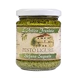 pesto alla genovese ricetta frullatore Albahaca genovesa DOP Pesto de Liguria con albahaca genovesa sin pasteurizar DOP Tarro de 180 gramos