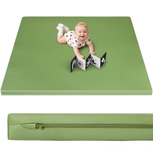 Baby Play Mat 50x50 Thicken Foam Cushioned & Waterproof Playpen Mat, 1.3