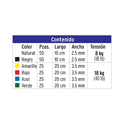 Almacenamiento, Tools cinchos plastico Marca Volteck (3)