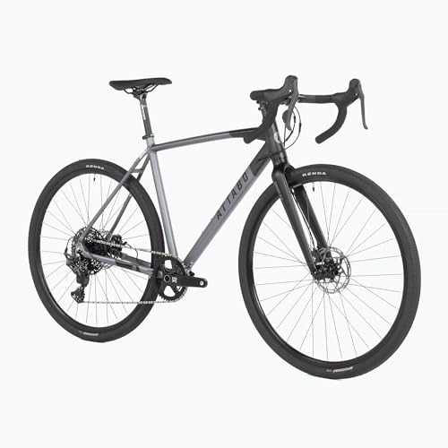 ATTABO Bicicletta Gravel GRADO 2.0 con Telaio in Alluminio 52 cm Bicicleta da Corsa con Manubrio ergonomico Bici strada con ruote da 28