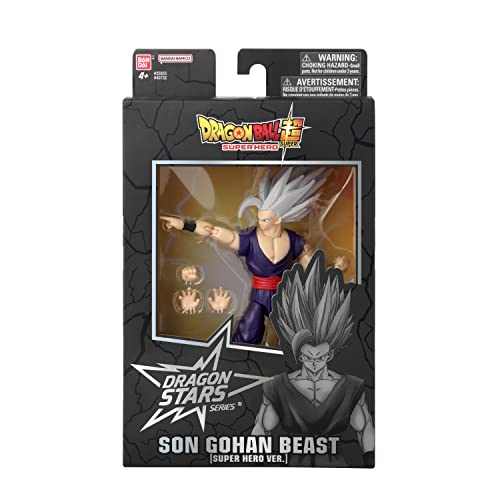 Image of Dragon Ball Super - Super Hero - Son Gohan Beast, Bandai Dragon Stars 6.5 Inch Action Figure