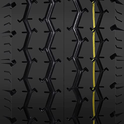 Image of 5.30-12 5.30x12 530-12 5.30-12 Trailer Tires with 12 inch Rims, 5 Lug on 4.5 inch, Load Range C, 6PR