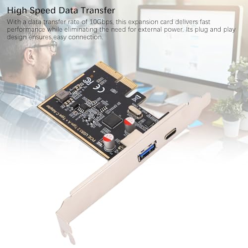 Tarjeta PCIe 10 Gbps con puertos USB duales para optimizar la velocidad en PC 4